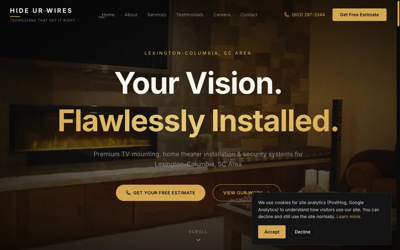 Hide Ur Wires — commercial platform built by Fox & Hound Consulting