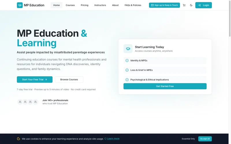 MP Education — education platform built by Fox & Hound Consulting