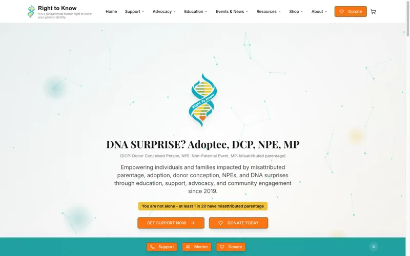 Right To Know — nonprofit platform built by Fox & Hound Consulting