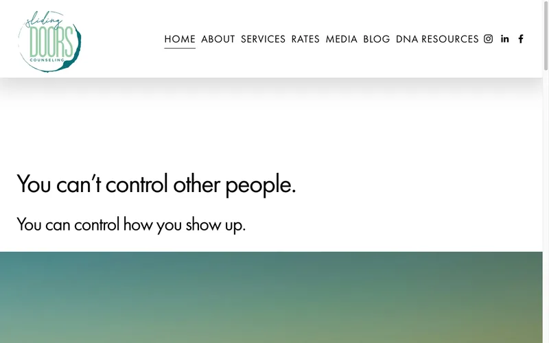 Sliding Doors Counseling — healthcare platform built by Fox & Hound Consulting
